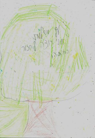 עץ המשאלות - ציור של ילד שהוצא בכפיה לפנימיה