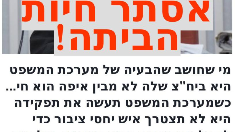 מחאה לשחרור הבלוגרים מול בית אסתר חיות 30.12.2017 רחוב יהונתן תל אביב